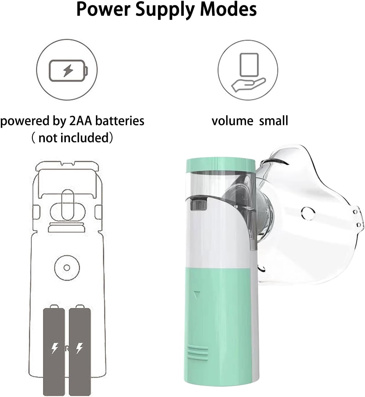 🌬️ Portable Handheld Nebulizer for Kids & Adults – Silent Mist Inhaler Machine for Home & Travel Use 🌬️
