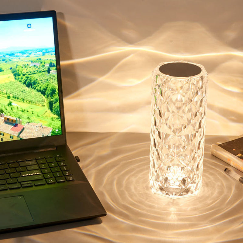 Illuminate Your Space with the LED Crystal Table Lamp