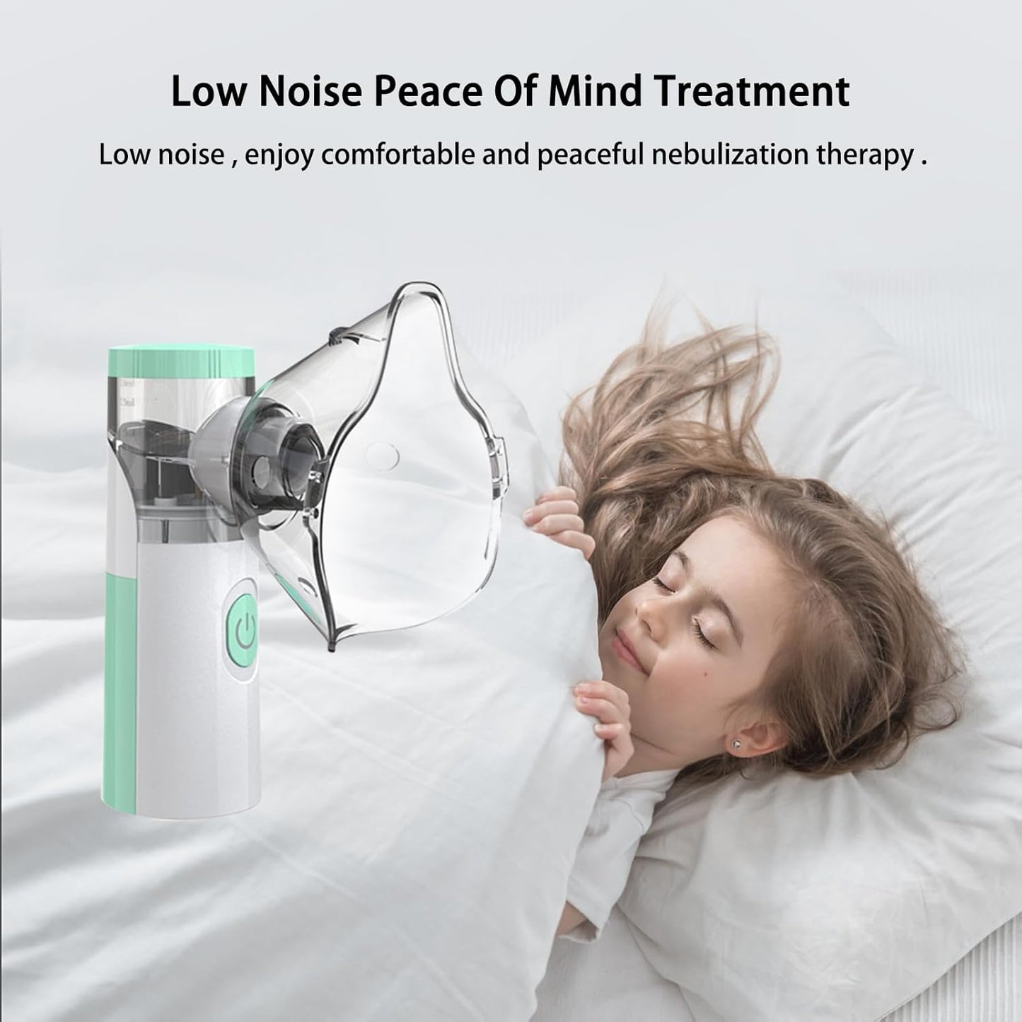 🌬️ Portable Handheld Nebulizer for Kids & Adults – Silent Mist Inhaler Machine for Home & Travel Use 🌬️
