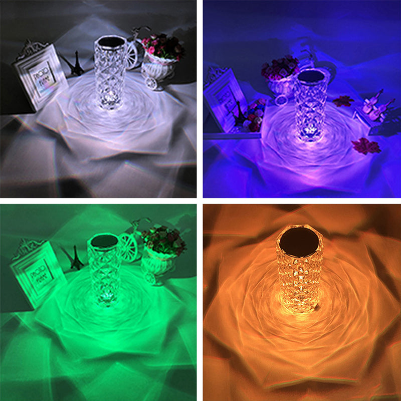 Illuminate Your Space with the LED Crystal Table Lamp