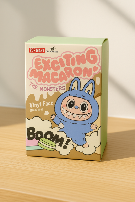 Labubu Cartoon Plush Toy – Exciting Macaron Vinyl Face | Random Design | Cute Collectible Doll